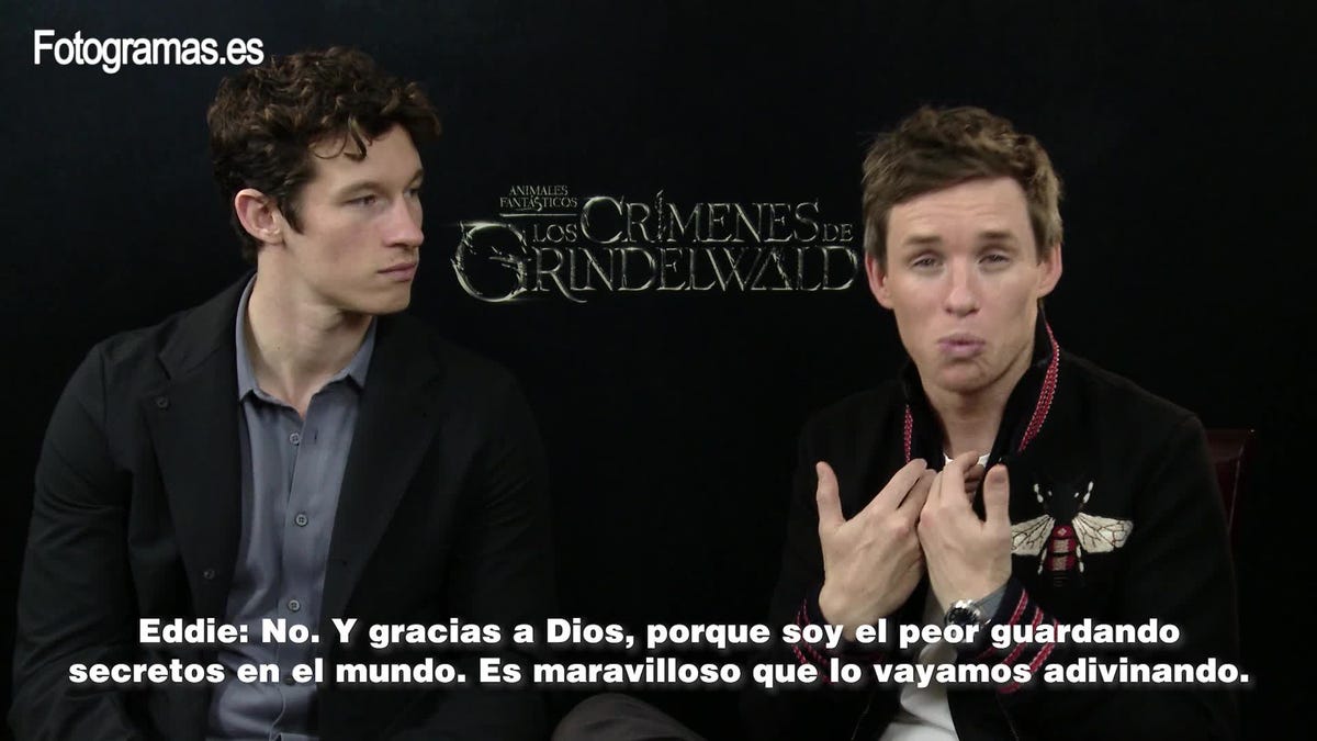 preview for Entrevista Eddie Redmayne Animales Fantasticos 2