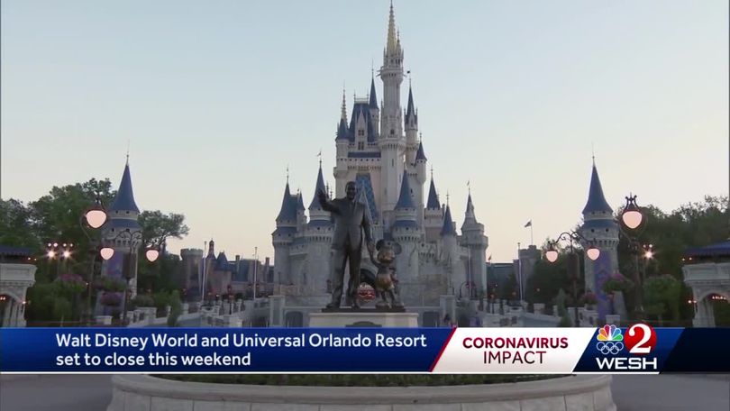 Coronavirus closes Disney as Orlando park hopes to prevent spread