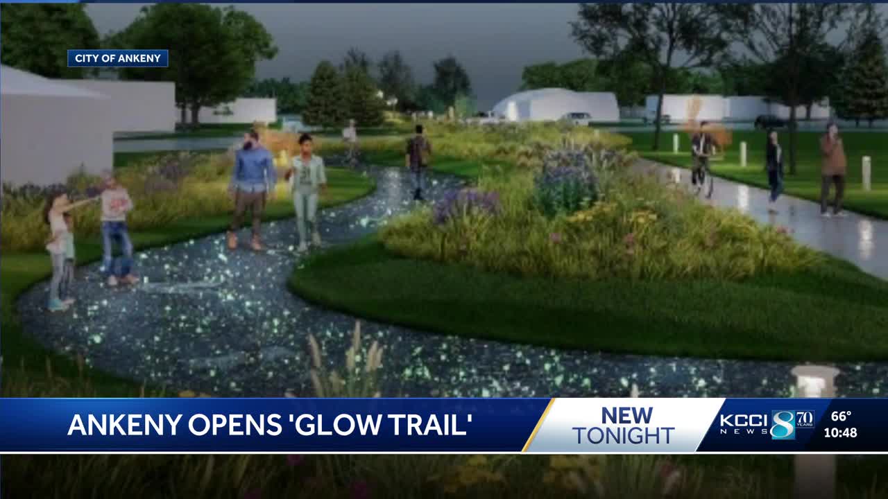 Ankeny glow trail opens, illuminating nighttime walks