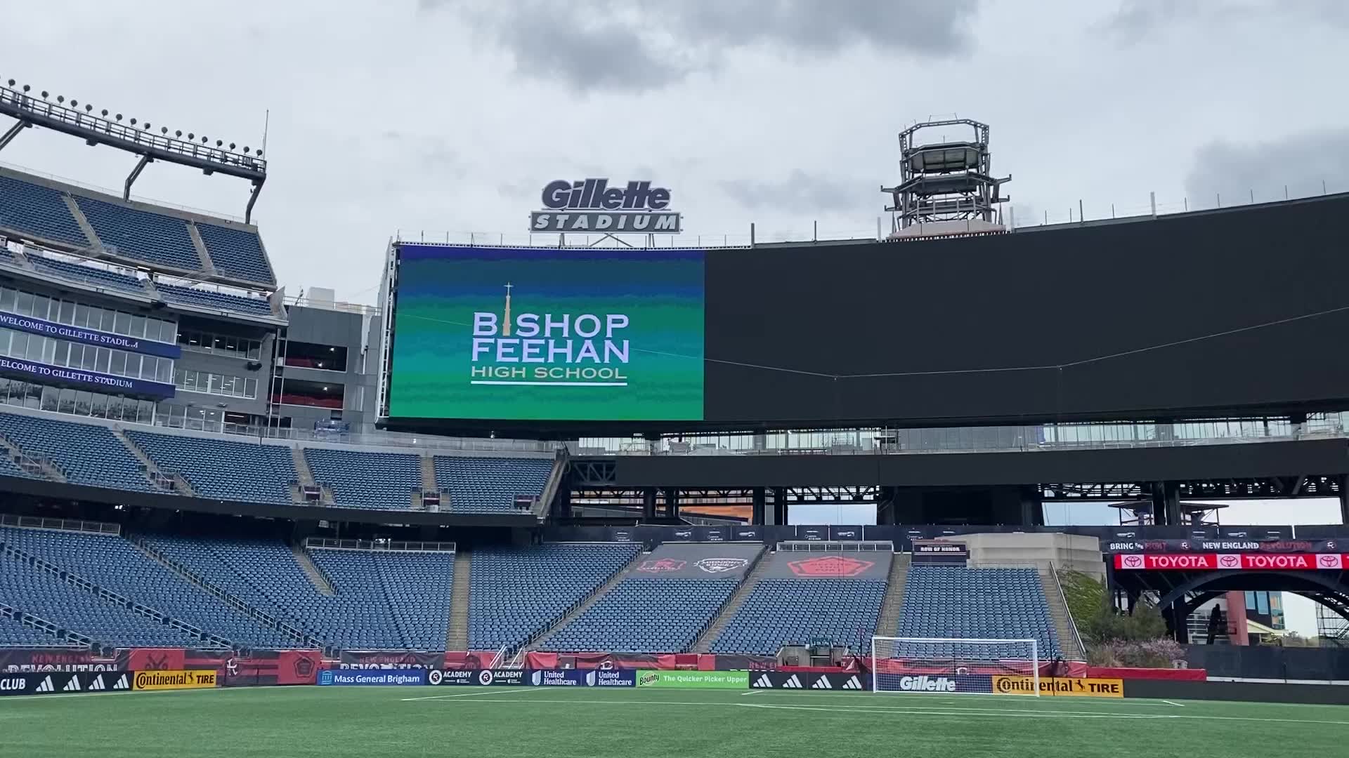 Check Out Patriots Giant Video Wall & Other Additions at Gillette