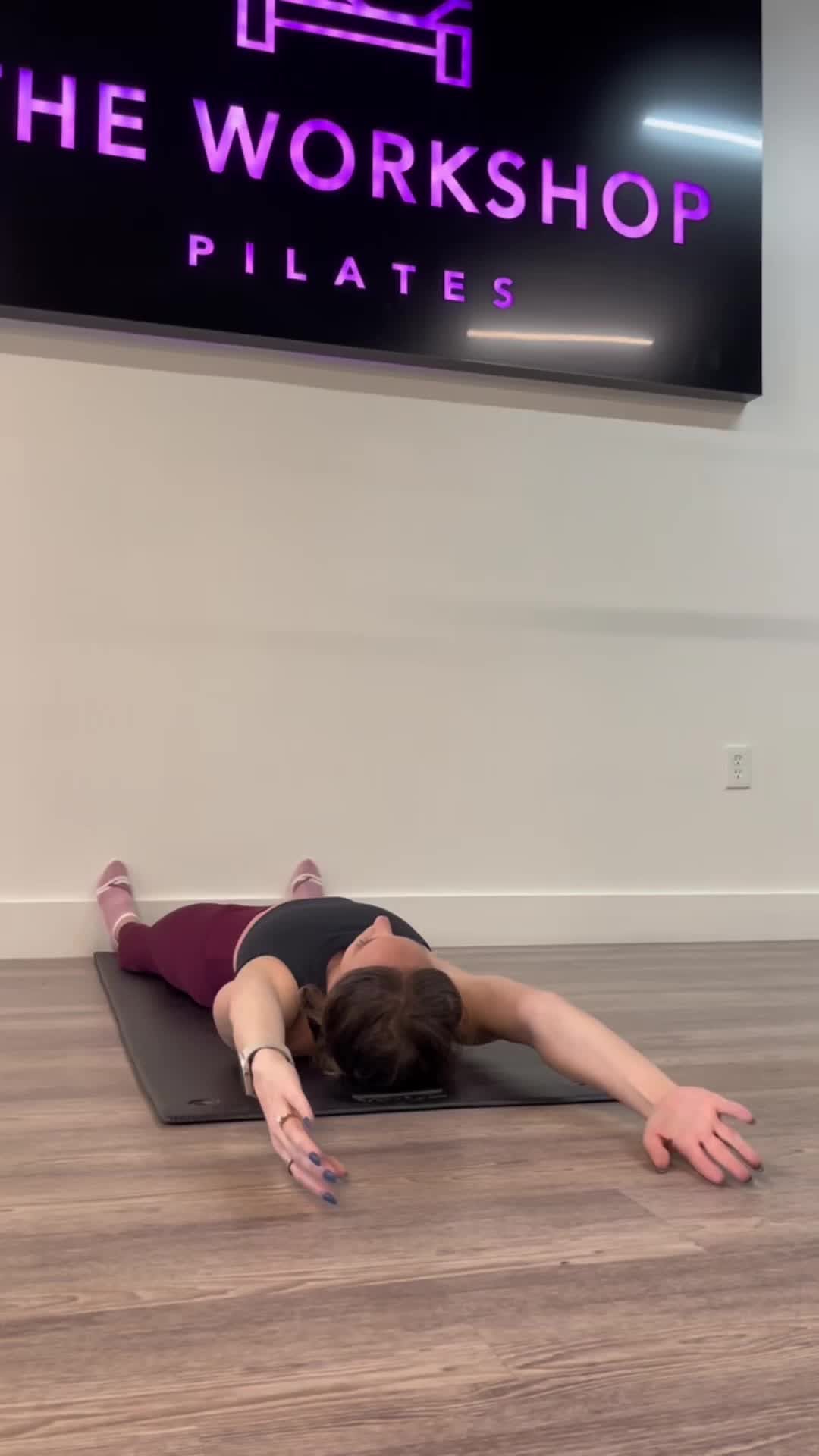Wall Pilates Roll Up Preview | Women's Health