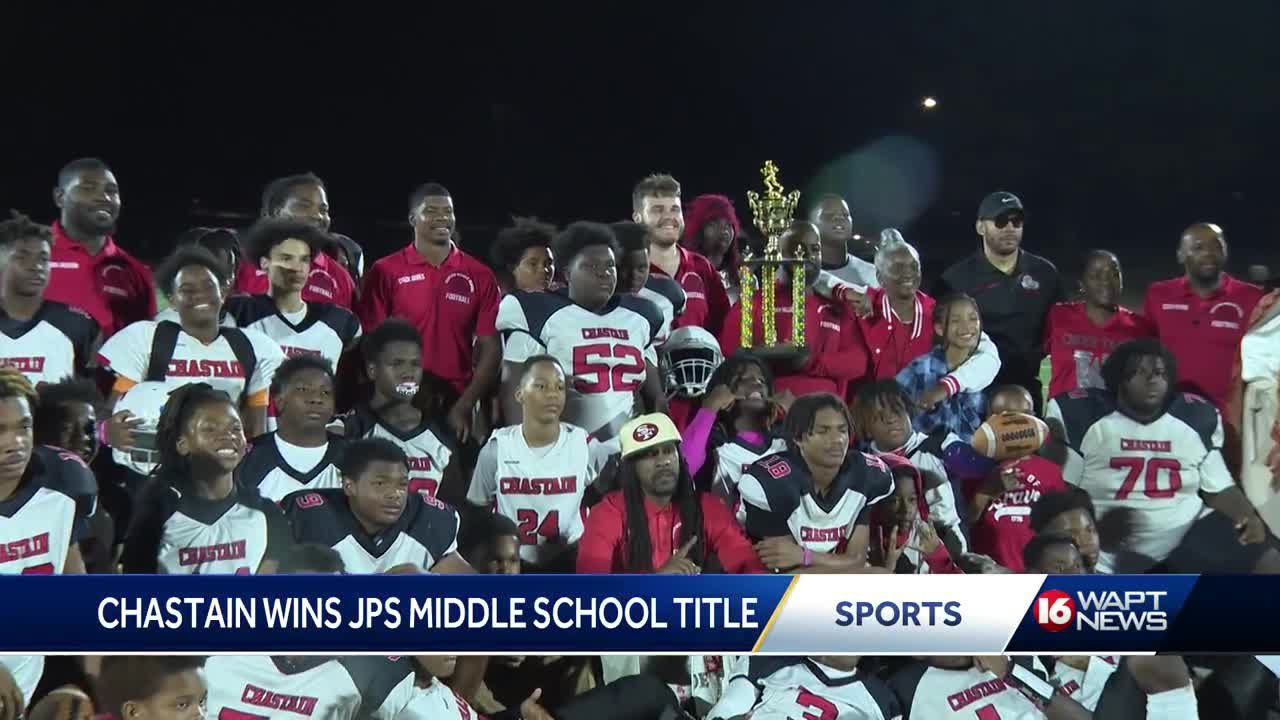 Design a cool t-shirt for a middle school football championship