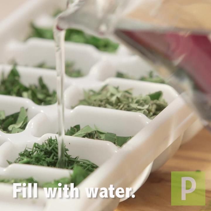 preview for Kitchen Hack: How To Freeze Fresh Herbs