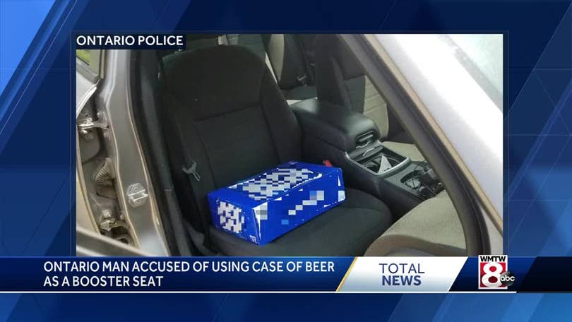 FYI: You cannot use a case of beer as a booster seat