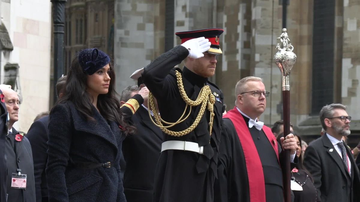 preview for The Duke and Duchess of Sussex attend the 91st Field of Remembrance at Westminster Abbey