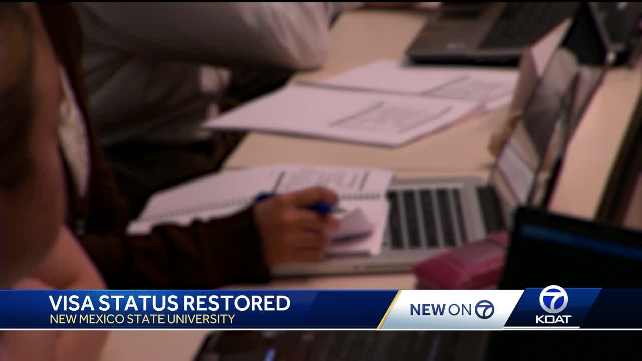 Student visas revoked by President Trump's administration have been restored