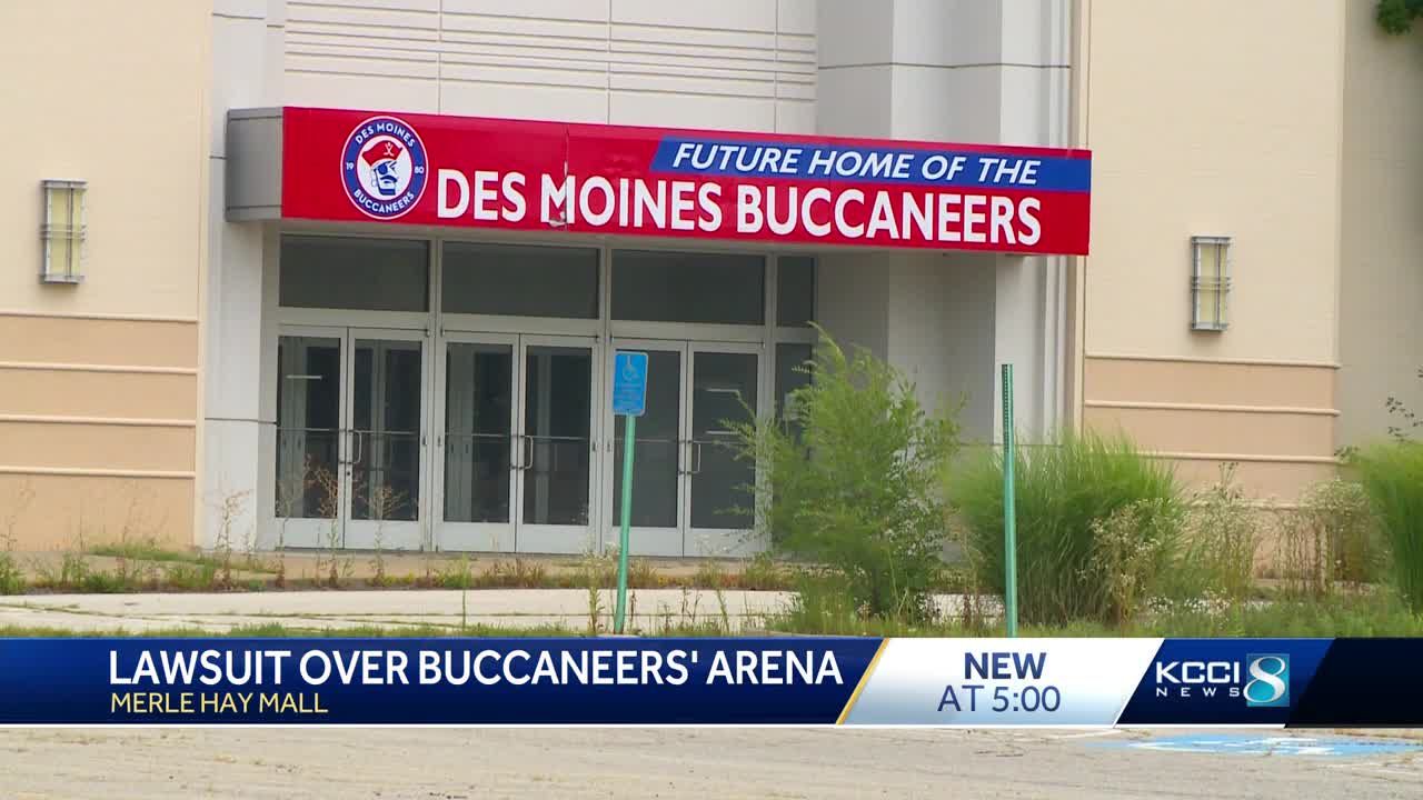 Des Moines Buccaneers break ground on new stadium at Merle Hay Mall 