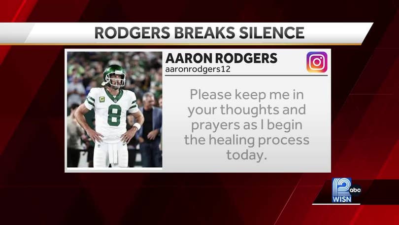 I will rise again!' Aaron Rodgers 'completely heartbroken' after