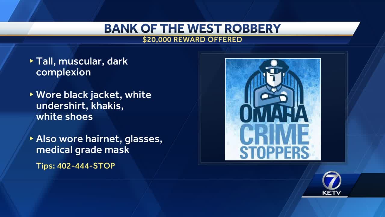 UPDATE: Omaha Police release photos from bank robbery at Bank of the West