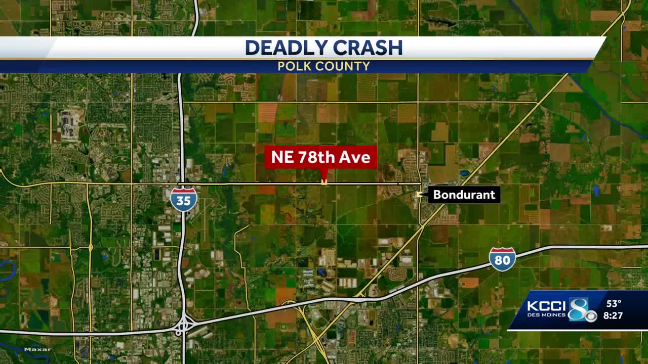 Authorities investigating deadly crash near Ankeny and Bondurant