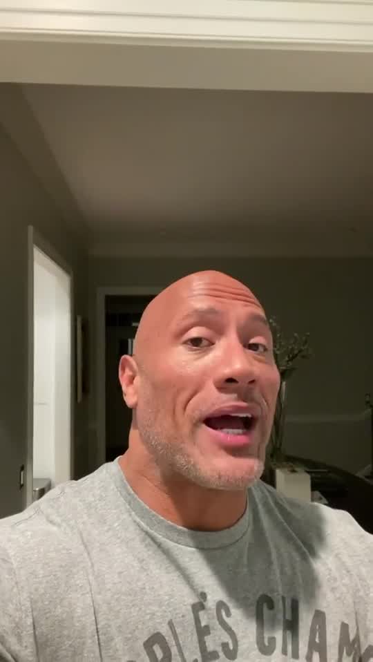 Dwayne The Rock Johnson - Update from the video I posted. Look at this lil'  boy, Hyrum's face. That's some joy real right there. Thank you to the  person who wrote this