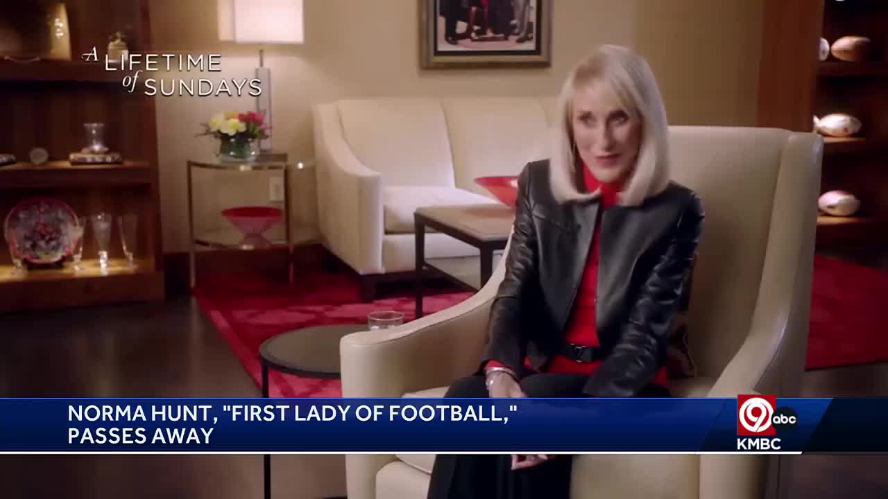 Who was Norma Hunt? Chiefs to honor The First Lady of Football