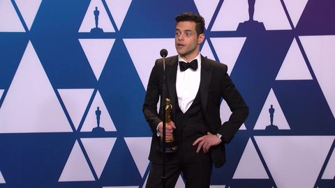 preview for 2019 Oscars Best Actor Winner Rami Malek's Backstage Interview