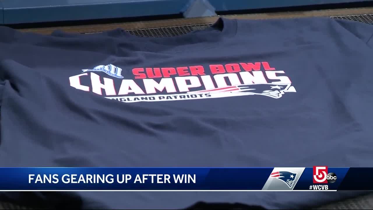 Patriots fans gear up after Super Bowl win