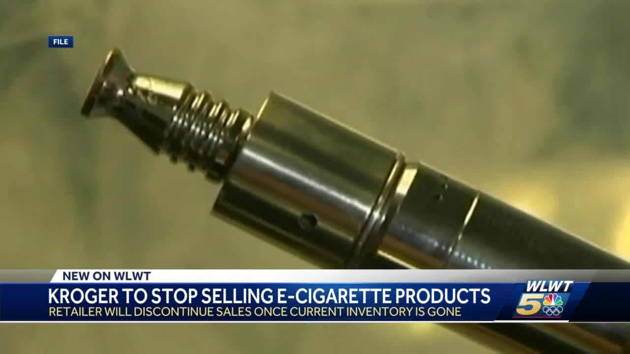 Kroger the latest retailer to discontinue sale of e cigarettes