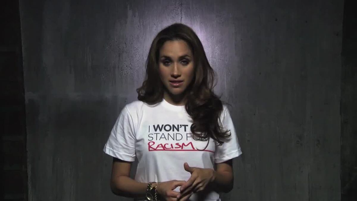 preview for Meghan Markle in 2012 anti-racism video