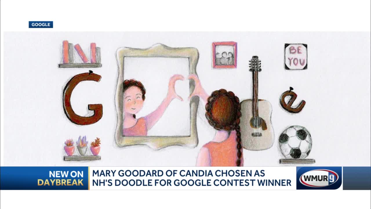 New Hampshire girl named national finalist for her Google doodle