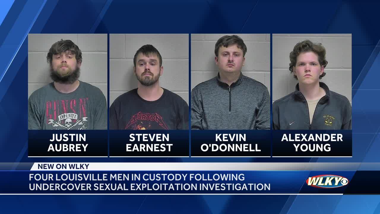 4 Louisville men in custody following undercover sexual exploitation operation