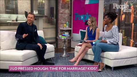 preview for Derek Hough Says J.Lo Wants To Know When He's Getting Married & Having Kids