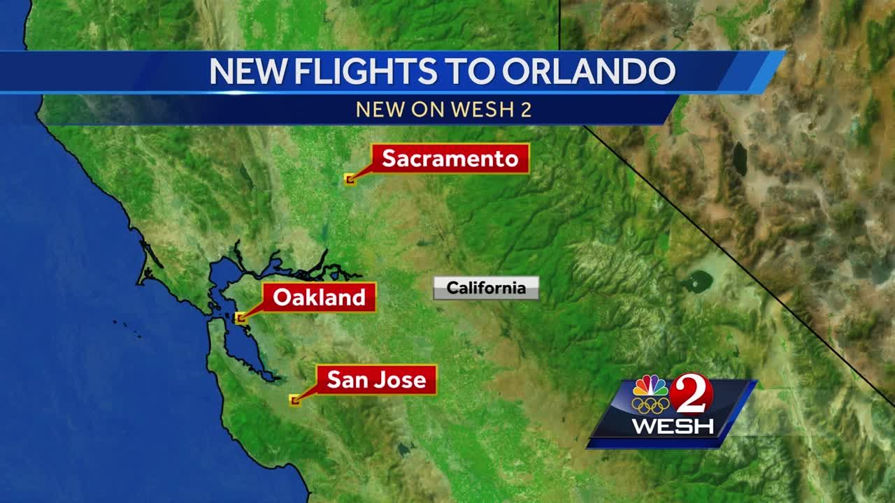 Southwest adds flights from Orlando to California