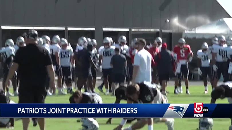 Raiders, Patriots have joint practices in Las Vegas