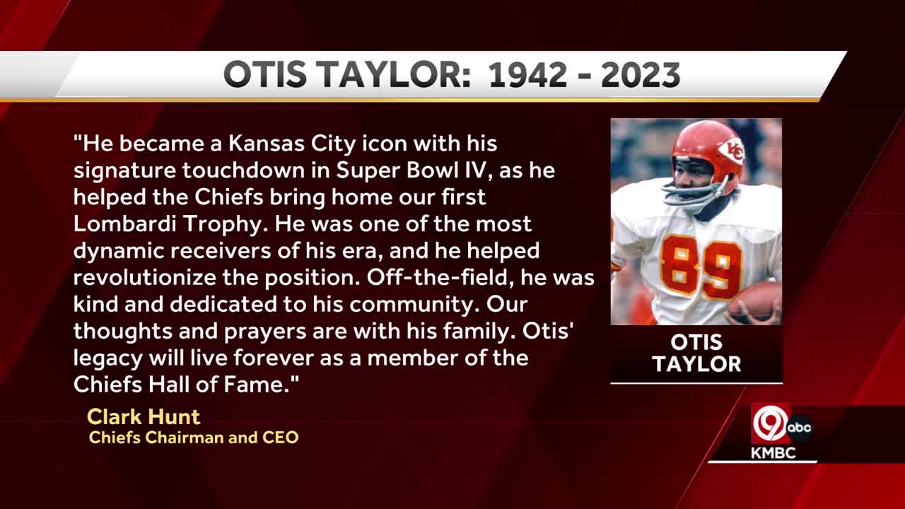 Bedridden and on feeding tube, former Chiefs great Otis Taylor is