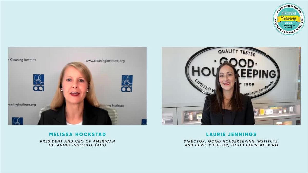 preview for Good Housekeeping X American Cleaning Institute 2021 Discover Cleaning: Cleaning Is Caring Summit  Opening Remarks