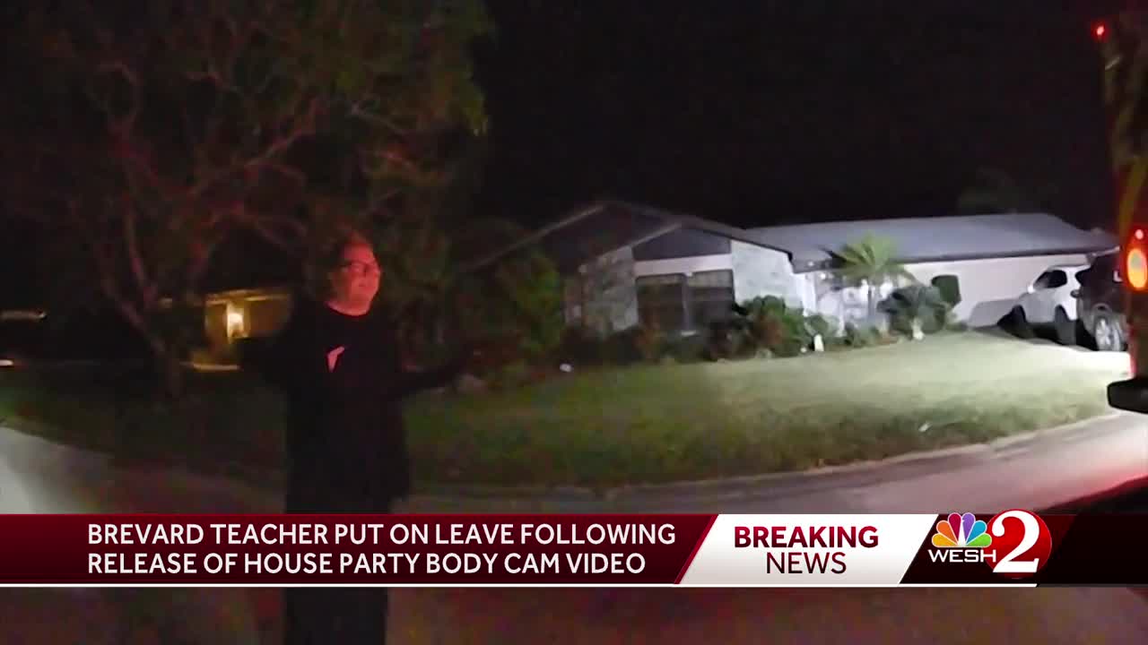 Florida teacher removed from job after bodycam shows her behavior at house party