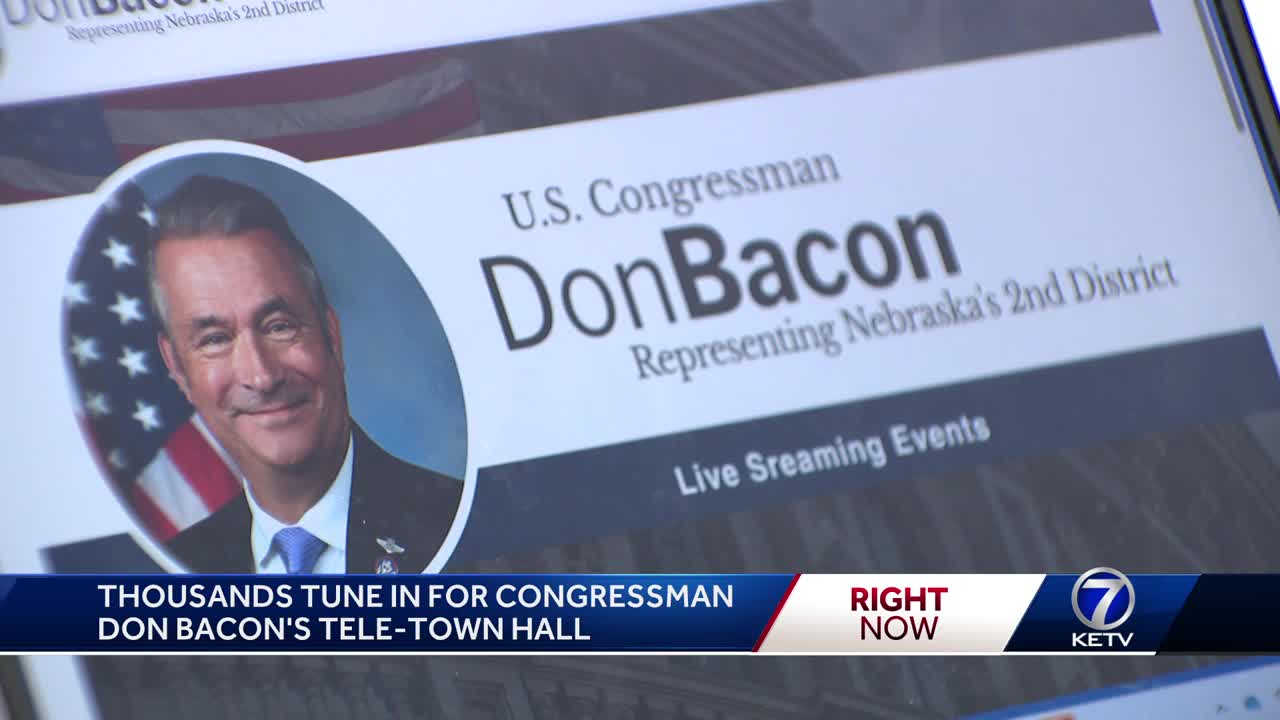 Thousands tune in for Congressman Don Bacon's tele-town hall