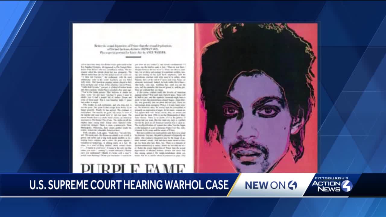 Supreme Court considers case involving Andy Warhol, Prince