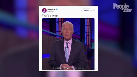preview for Alex Trebek Says He's 'Feeling Good' as He Wraps Jeopardy!'s 35th Season After Cancer Diagnosis