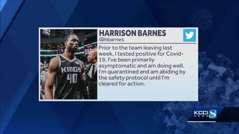 Harrison Barnes says he tested positive for coronavirus
