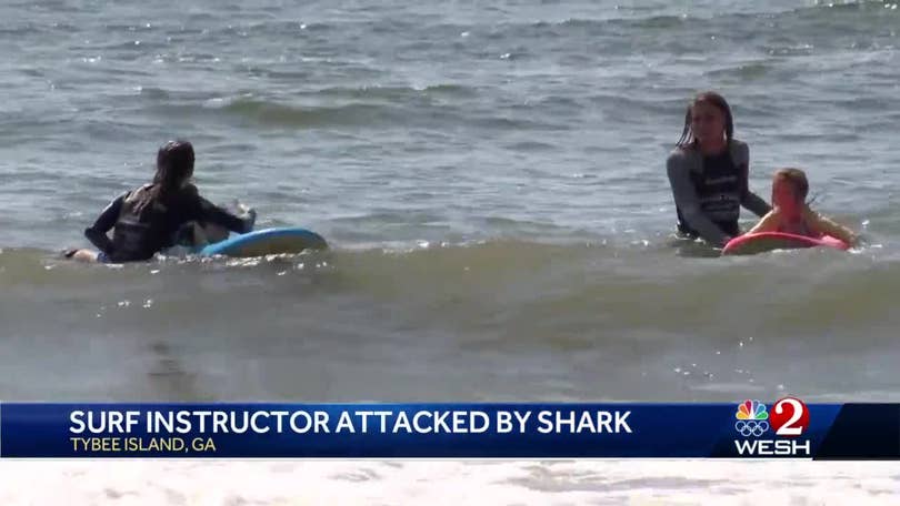 Tybee surf instructor back in the ocean two days after shark bite