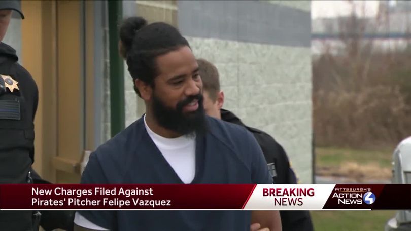 Bail denied for Pirates pitcher Felipe Vazquez at Westmoreland County  arraignment