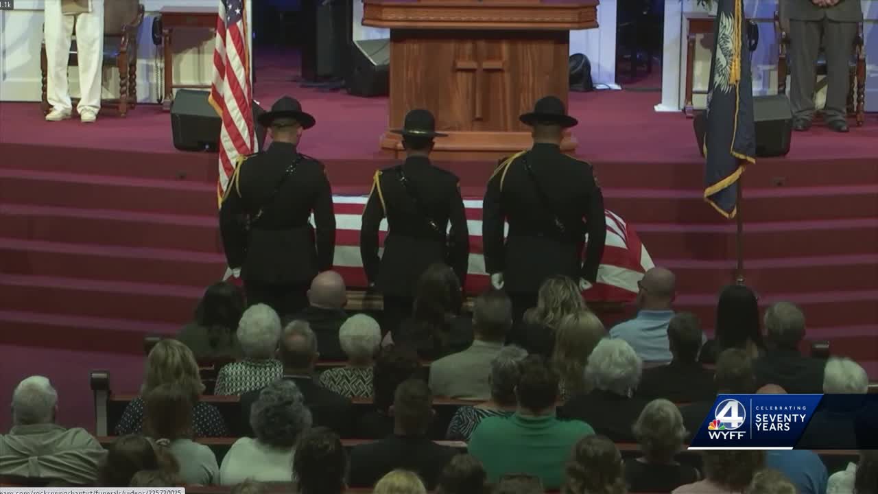 PHOTOS: Procession for fallen Easley police officer Matthew Hare