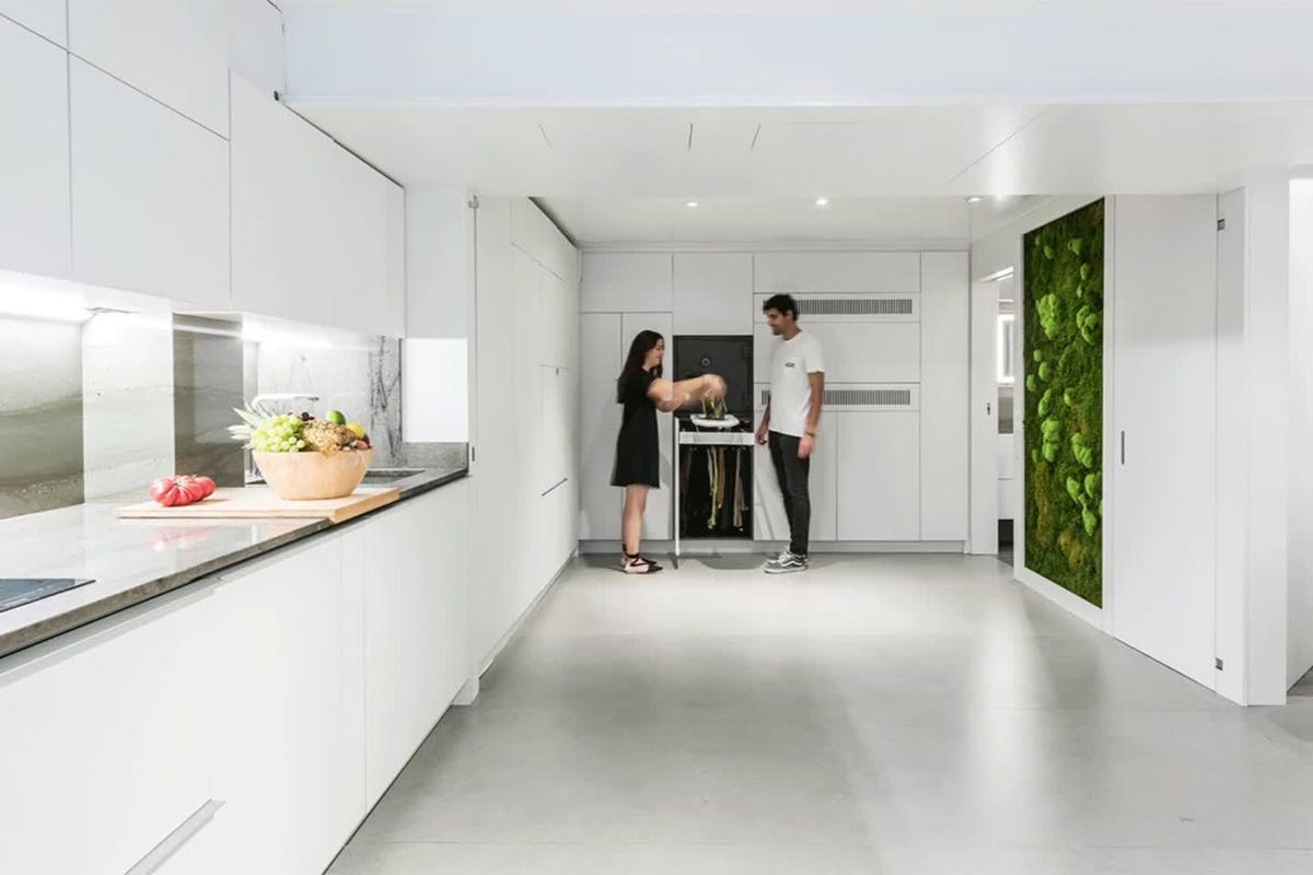 habitación moderna invitados