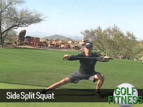 preview for Fitness for Golf: Side Split Squat