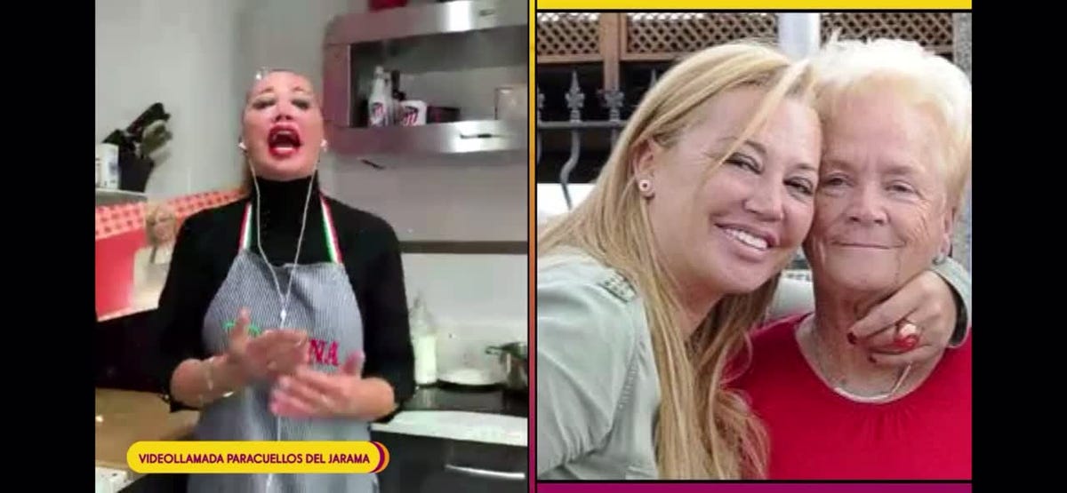 belén esteban canta en homenaje a su madre
