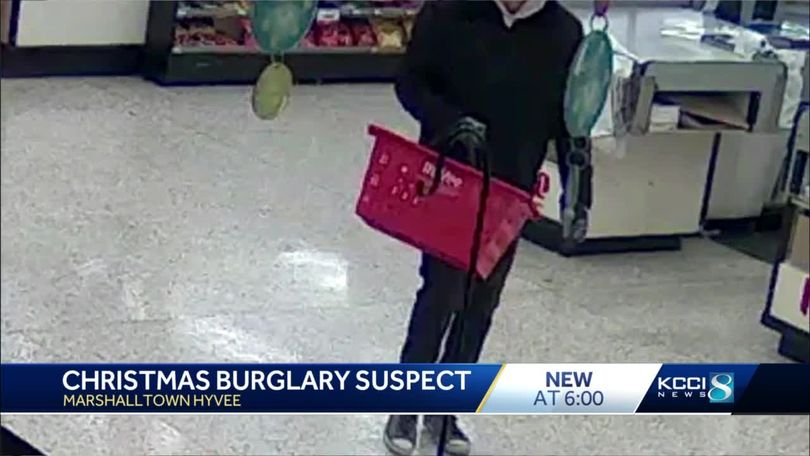 Marshalltown Pd Search For Man Who Broke Into Closed Hy Vee On Christmas