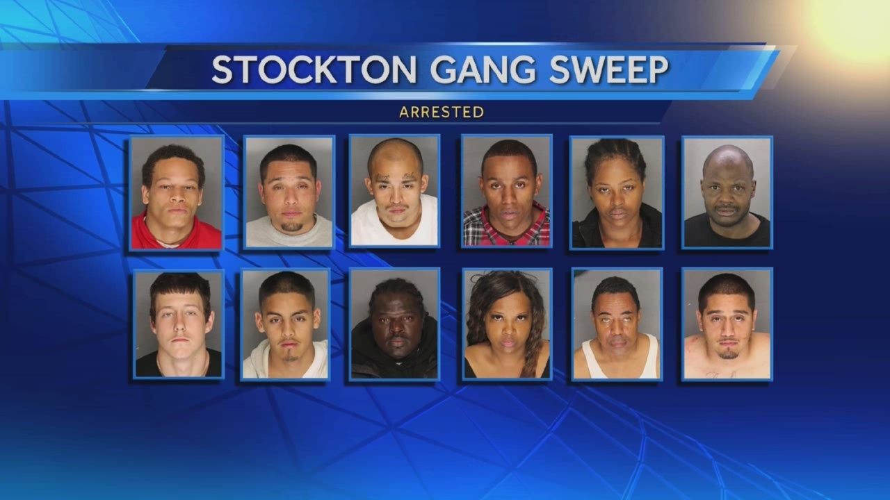 12 arrested, 3 on human trafficking, in Stockton sweep