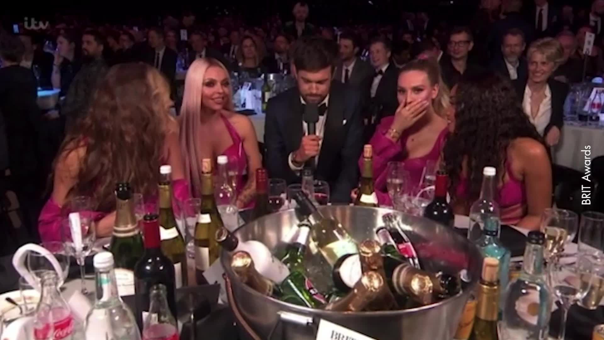 Jack Whitehall and Little Mix's exchange at the Brits was very awkward