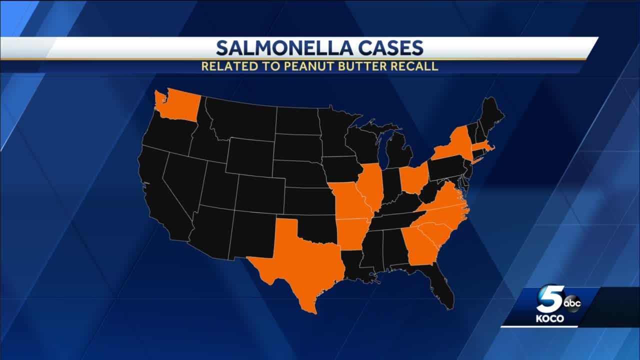 Oklahoma Health Department warns of salmonella outbreak linked to Jif peanut butter