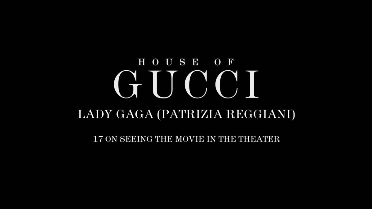 preview for Lady Gaga sul vedere il film al cinema