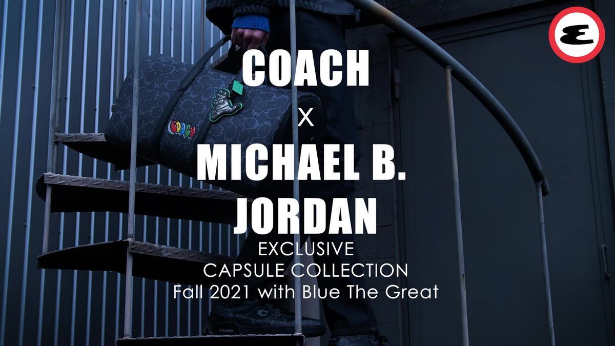 preview for COACH x MICHAEL B. JORDAN 2021 Fall : EXCLUSIVE CAPSULE COLLECTION with Blue The Great