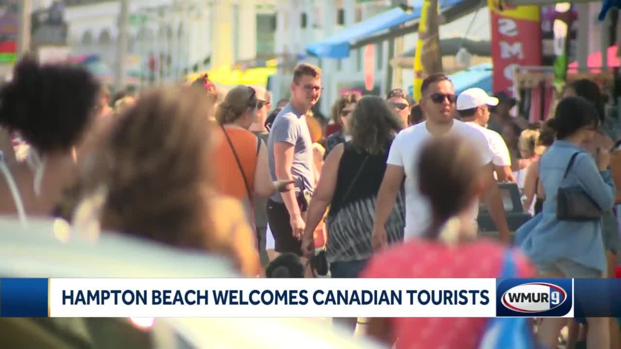 Hampton Beach welcomes tourists from Canada