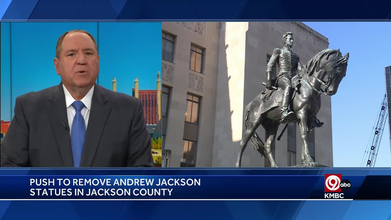 Officials wants Andrew Jackson statues removed in KC