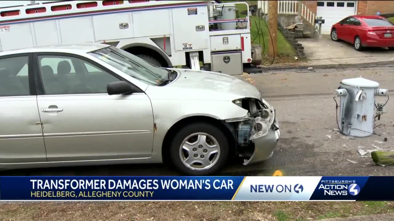 Transformer Damages Woman S Car In Allegheny County