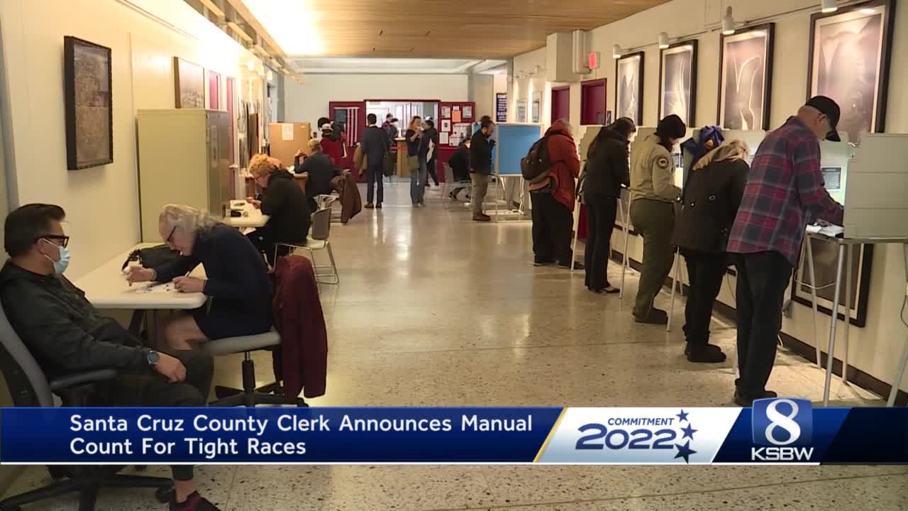 Several tight races to get manual recounts in Santa Cruz County