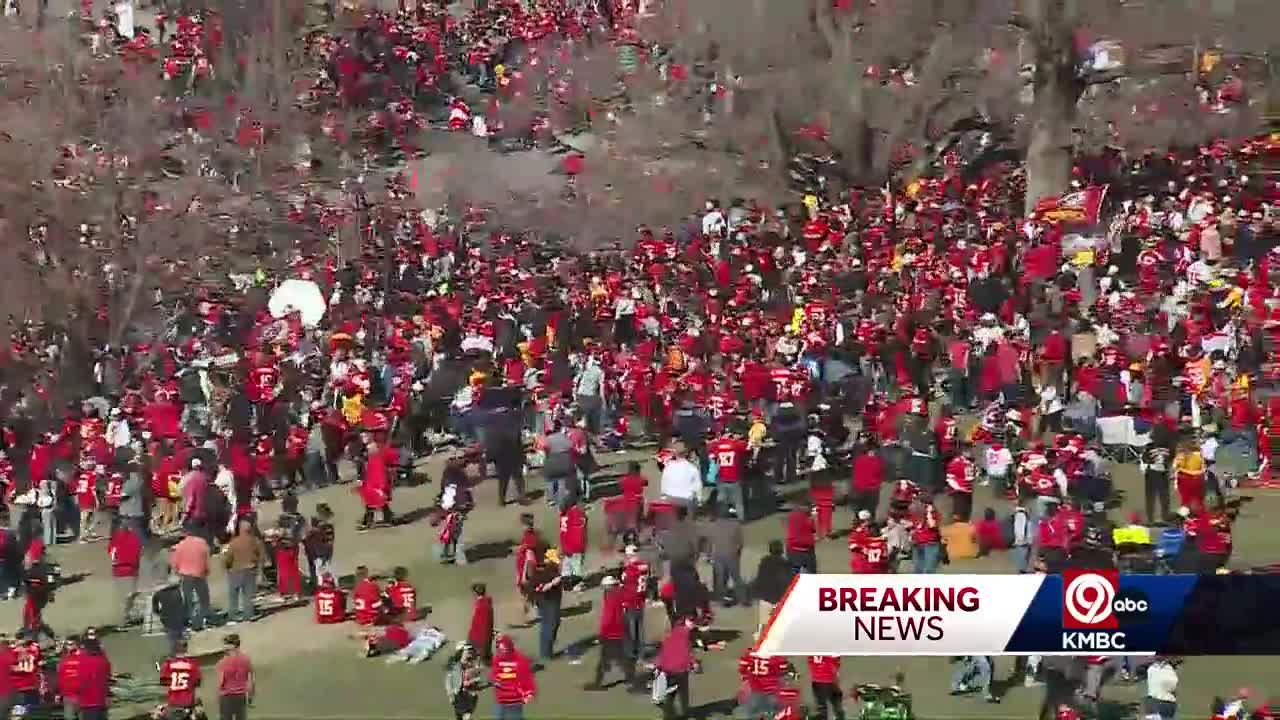 Videos show the chaos after mass shooting at Chiefs Super Bowl victory parade and rally