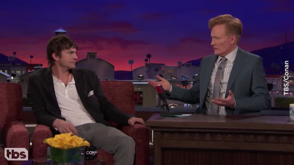 preview for Ashton Kutcher Is A 'Baseball Cap Guy' Now He's Losing His Hair
